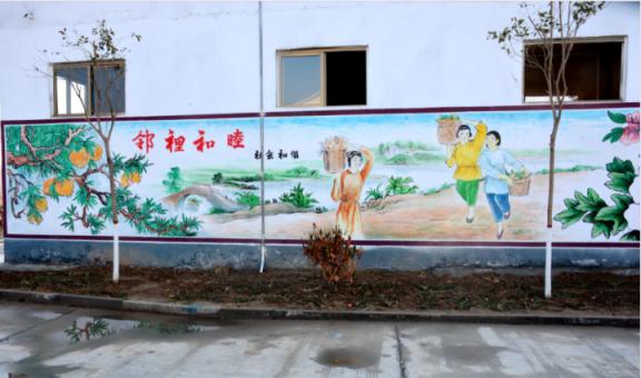 贵定乡镇文化墙 乡风文明焕发新活力