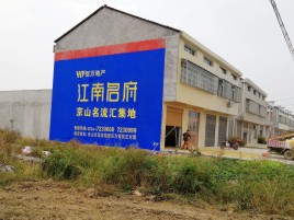 贵定农村墙体广告在不同形式上面展现的不同特色