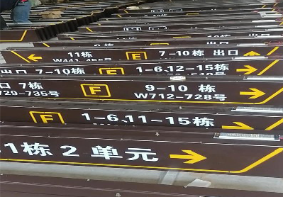 贵定广告标识中，常见的几种安装方式。