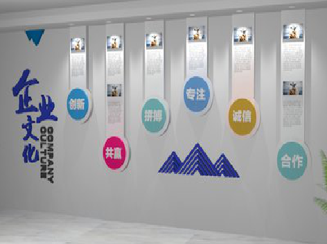 贵定企业文化墙需要传递什么办公文化？
